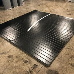 AK Athletic Equipment Remnant 10' X 10' X 1 3/8" Roll-Up WRESTLING MAT Mat Black 2