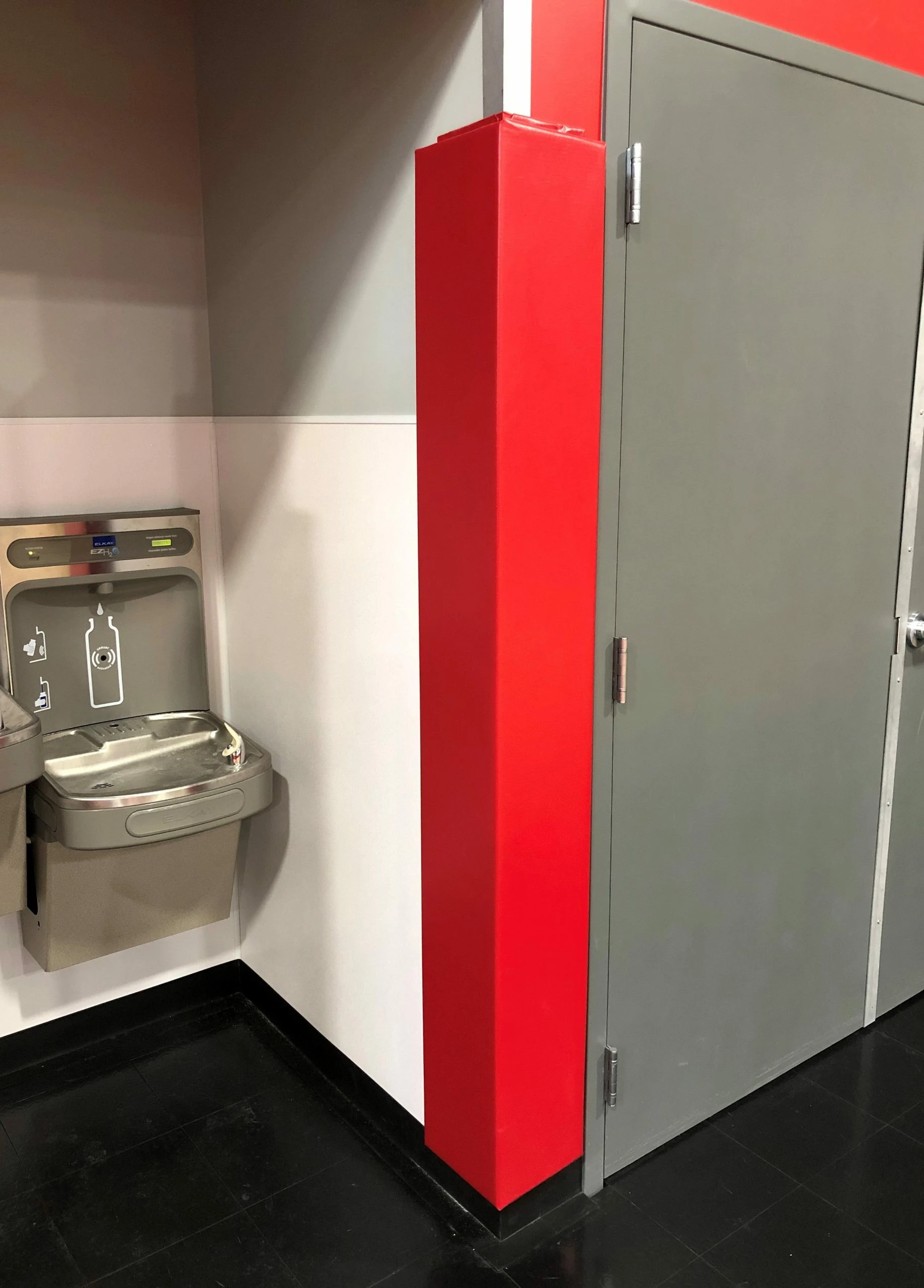 AK Athletic Equipment Wood Backed Corner Padding 6' Tall 6" Sides 1 AK Athletic Equipment Wood Backed Corner Padding 6' Tall 6" Sides