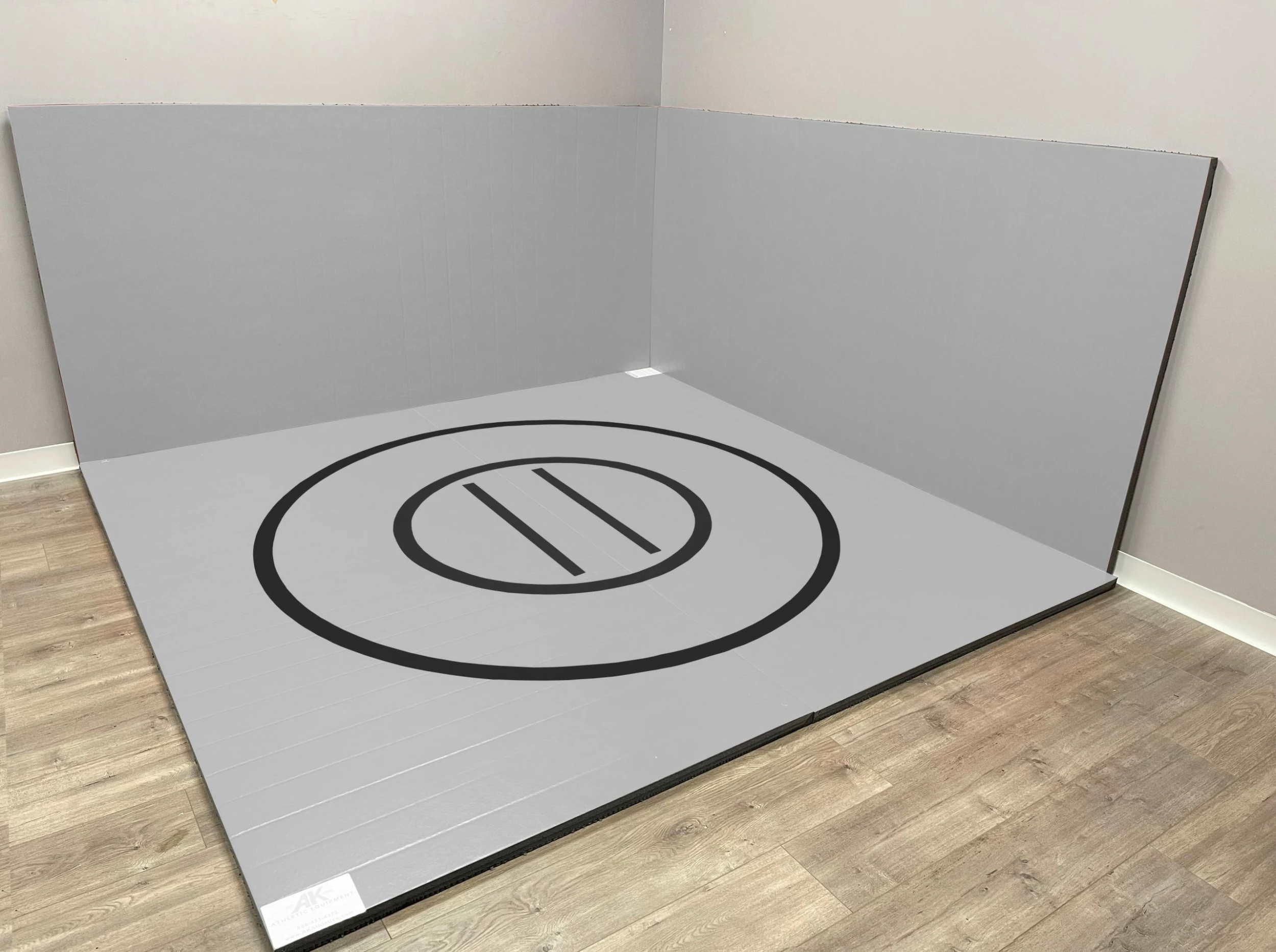 AK Athletic Equipment Instant Wrestling Room 8' X 8' Wrestling Mat And Removable Roll Up Wall Pads Package 5 AK Athletic Equipment Instant Wrestling Room 8' X 8' Wrestling Mat And Removable Roll Up Wall Pads Package - Image 5
