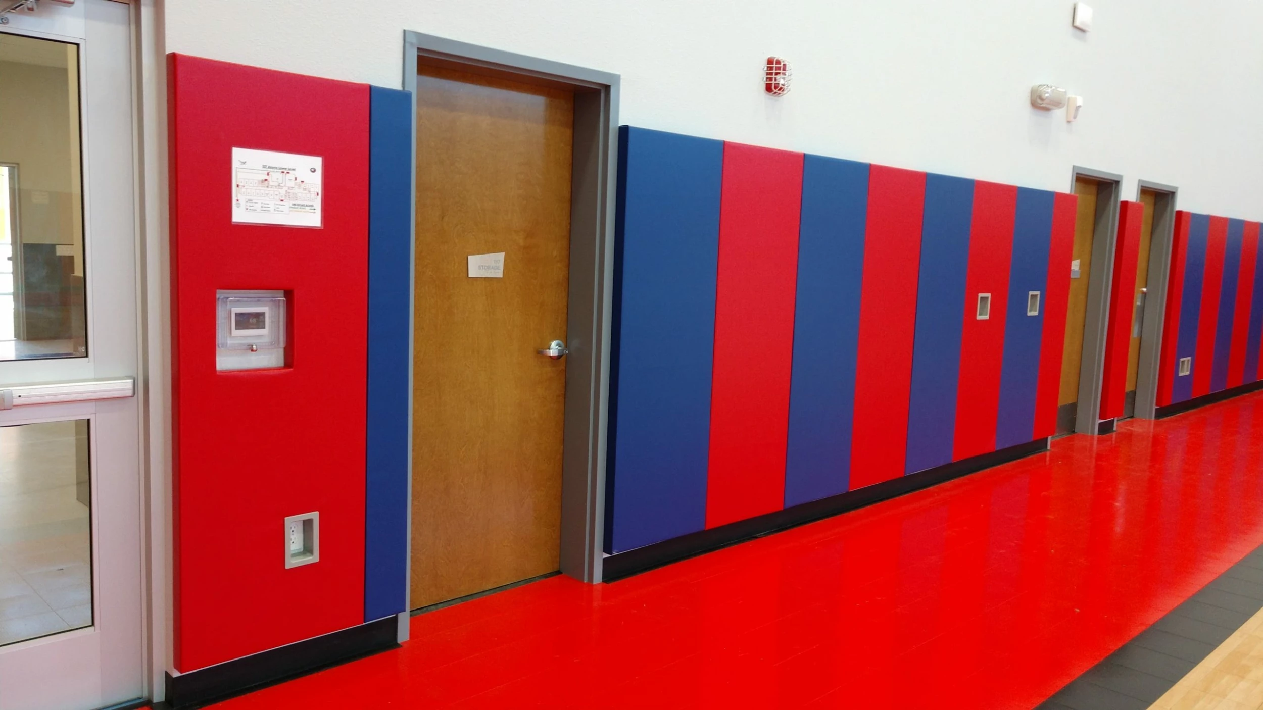 AK Athletic Equipment Custom Wood Backed Gym Wall Padding Panels 2' X 7' 17 AK Athletic Equipment Custom Wood Backed Gym Wall Padding Panels 2' X 7' - Image 17
