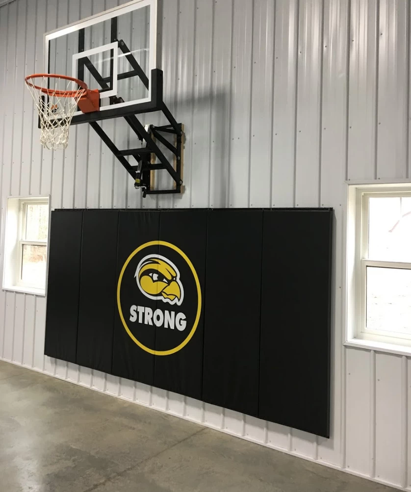 AK Athletic Equipment Custom Wood Backed Gym Wall Padding Panels 2' X 8' 10 AK Athletic Equipment Custom Wood Backed Gym Wall Padding Panels 2' X 8' - Image 10