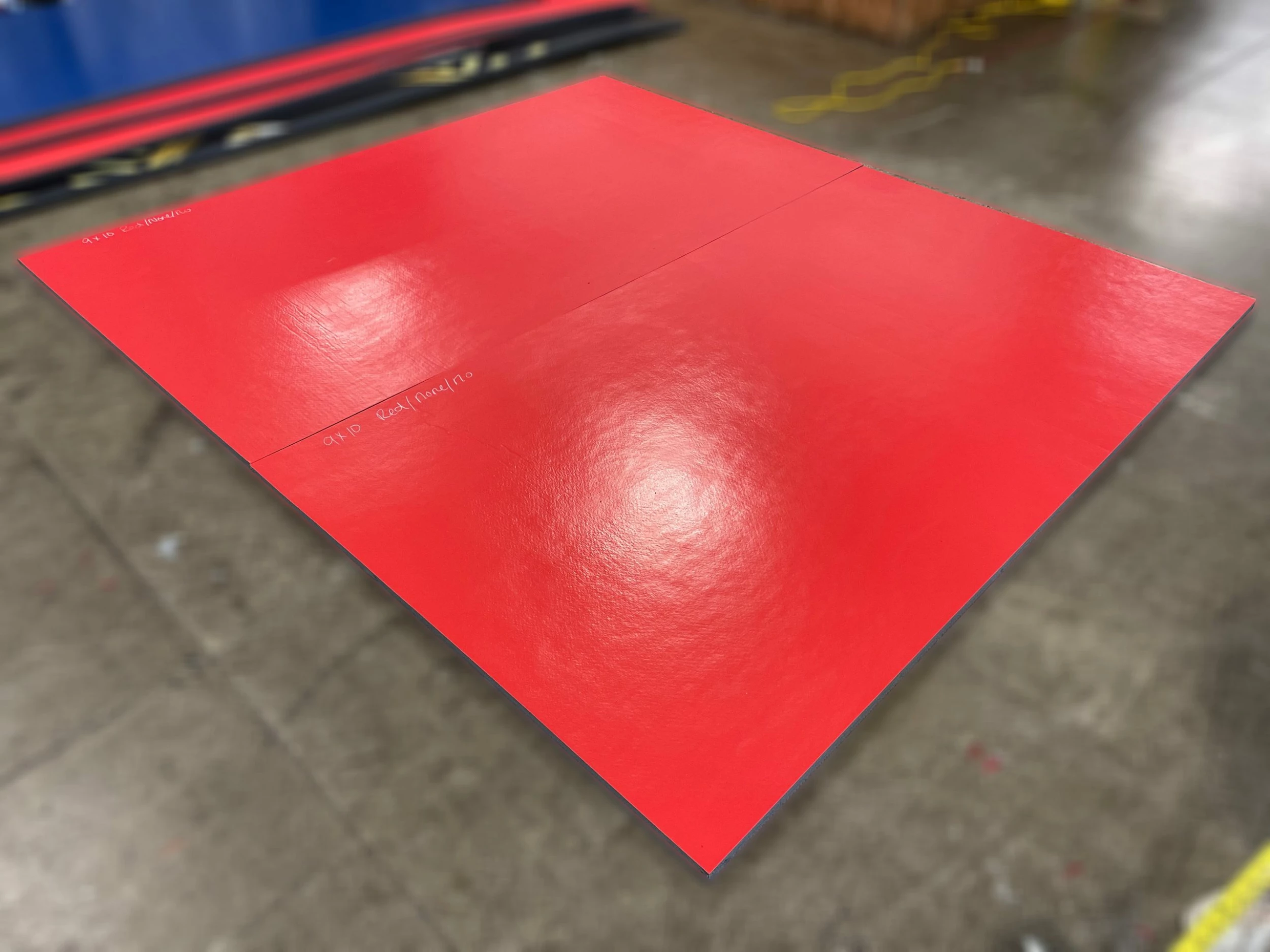 AK Athletic Equipment Clearance 9' X 10' X 1 3/8" Roll-Up Wrestling Mat Red 1 AK Athletic Equipment Clearance 9' X 10' X 1 3/8" Roll-Up Wrestling Mat Red