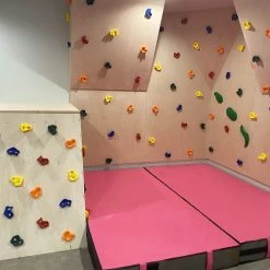 AK Athletic Equipment shop -AK Athletic Equipment shop climbing wall with landing mats scaled