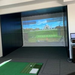 AK Athletic Equipment 8' Tall Package Discount Golf Simulator Wall And Ceiling Pads