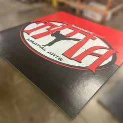 AK Athletic Equipment Clearance Wrestling Mat 10' X 122" Black With Logo