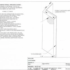 AK Athletic Equipment Wood Backed Corner Padding 6' Tall 6" Sides 9 AK Athletic Equipment Wood Backed Corner Padding 6' Tall 6" Sides -AK Athletic Equipment shop updated combo corner padcopy scaled